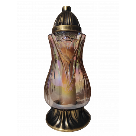 WK4 Wazon róża brąz